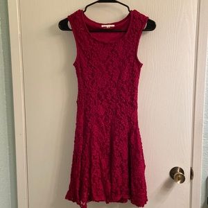 Red Lace Dress